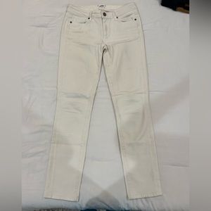 Paige Denim White Skyline Ankle Peg Jeans